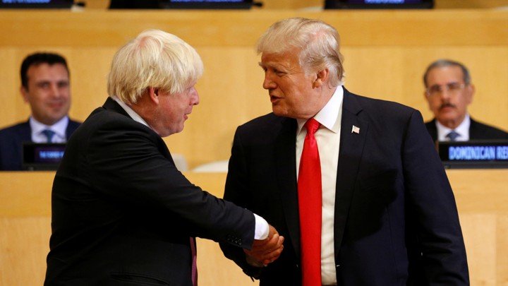 Boris Johnson Counteracts Trump’s Criticism of the Brexit Agreement