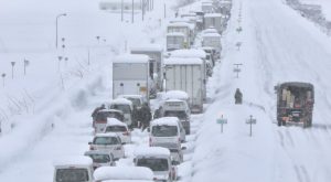 Heavy Snow Storms and Freezing Temperatures in Western US and Canada